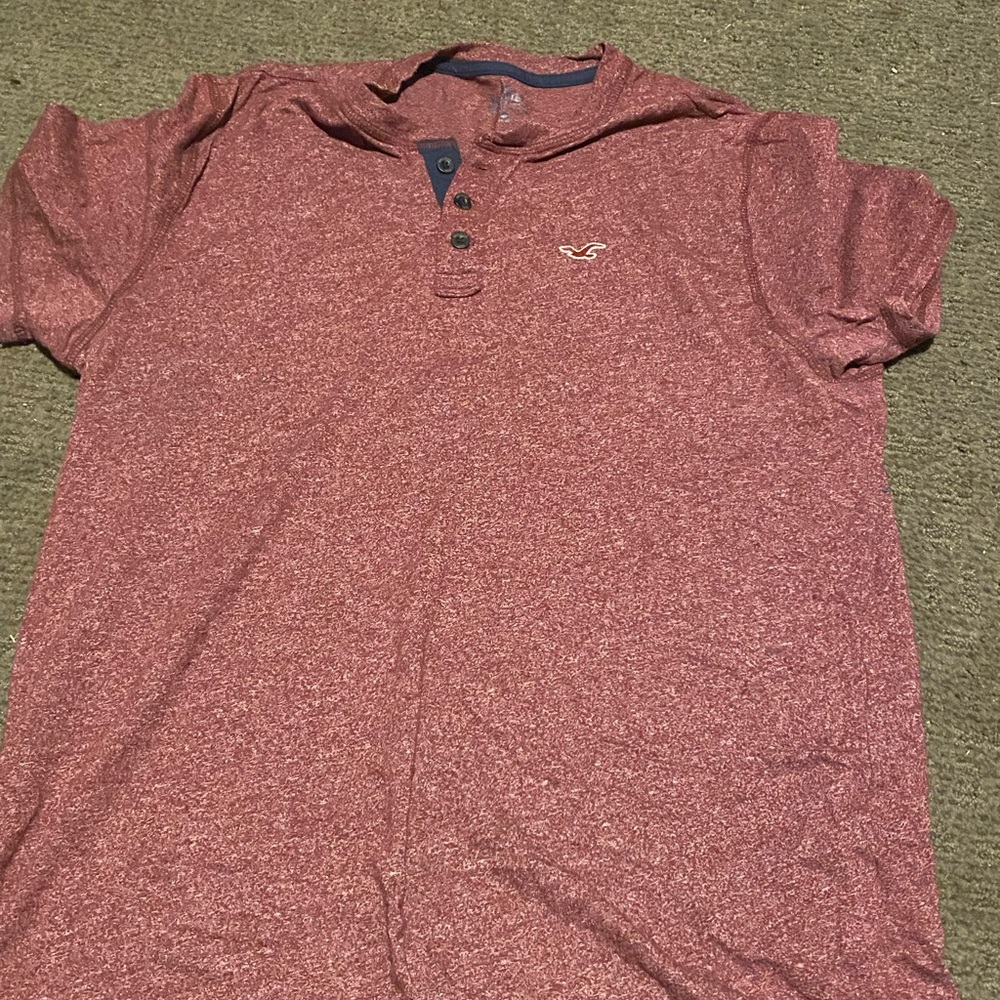 Hollister Maroon/Purple Shirt